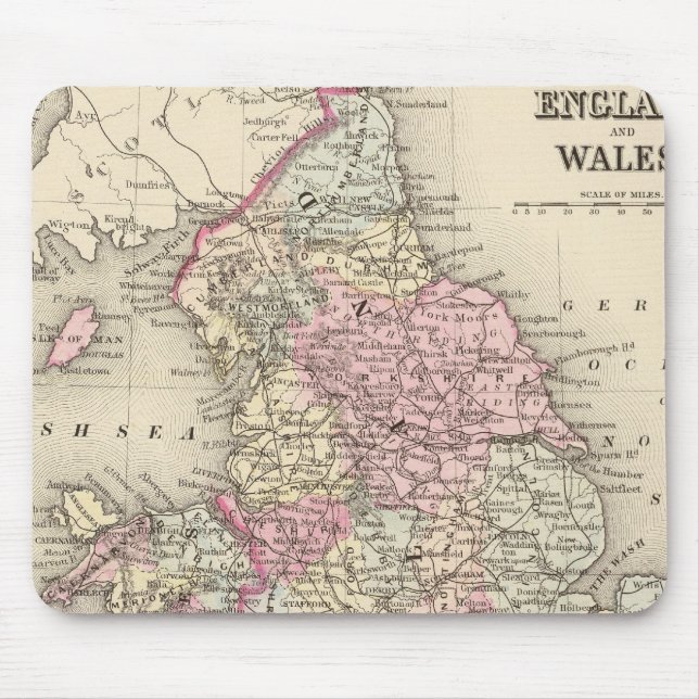 England, Wales 5 Mouse Pad (Front)
