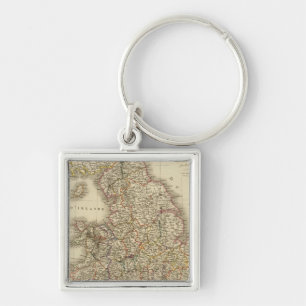 England, Wales Key Ring
