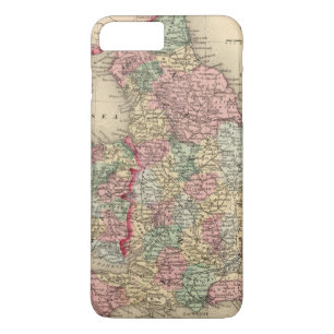 England, Wales Map by Mitchell Case-Mate iPhone Case
