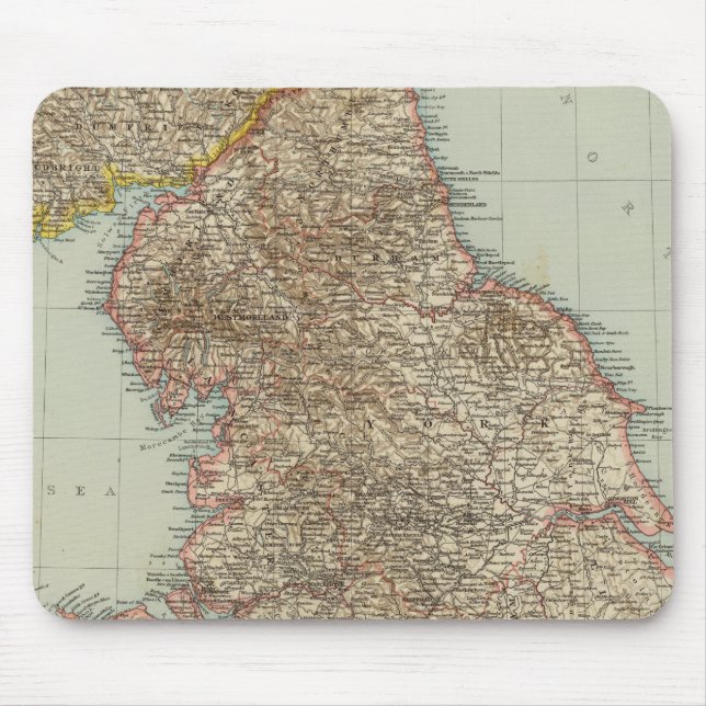 England, Wales N Mouse Pad (Front)