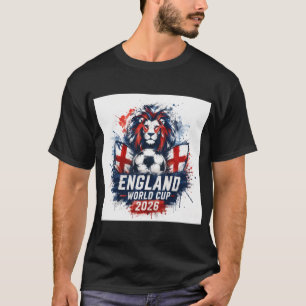England World Cup 2026 Lion Football T-Shirt
