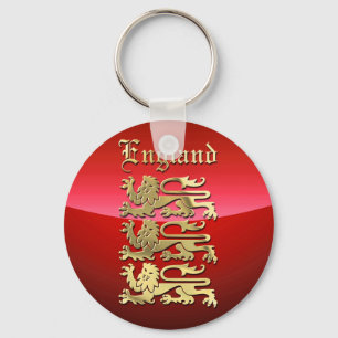 England's Coat of Arms Key Ring