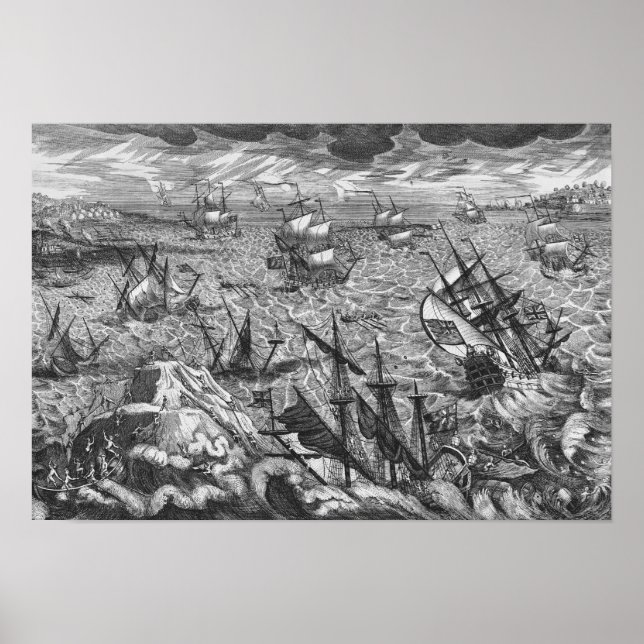 England's Great Storm Poster (Front)