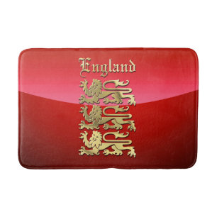 England's Royal Arms Bath Mat