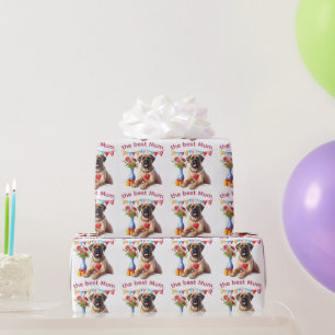 Englische Dogge Mastiff best Mum Wrapping Paper