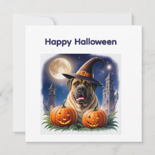 Englische Dogge Mastiff Date Holiday Card