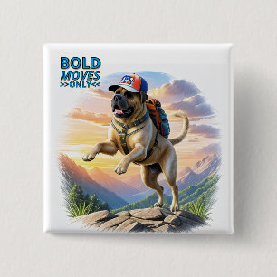 Englische Dogge Mastiff Gebirge Hoodie 15 Cm Square Badge