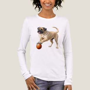 Englische Dogge Mastiff mit Ball Tri-Blend Shirt