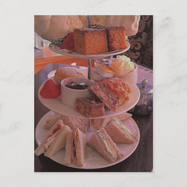 English Afternoon Tea Postcard (Front)