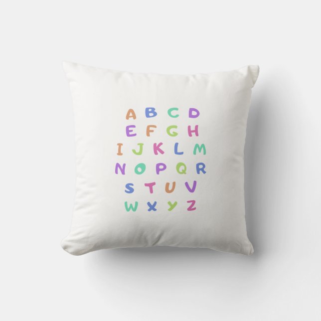 English alphabet cushion (Front)