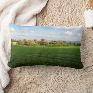 English Autumn Countryside - Personalised Lumbar Cushion