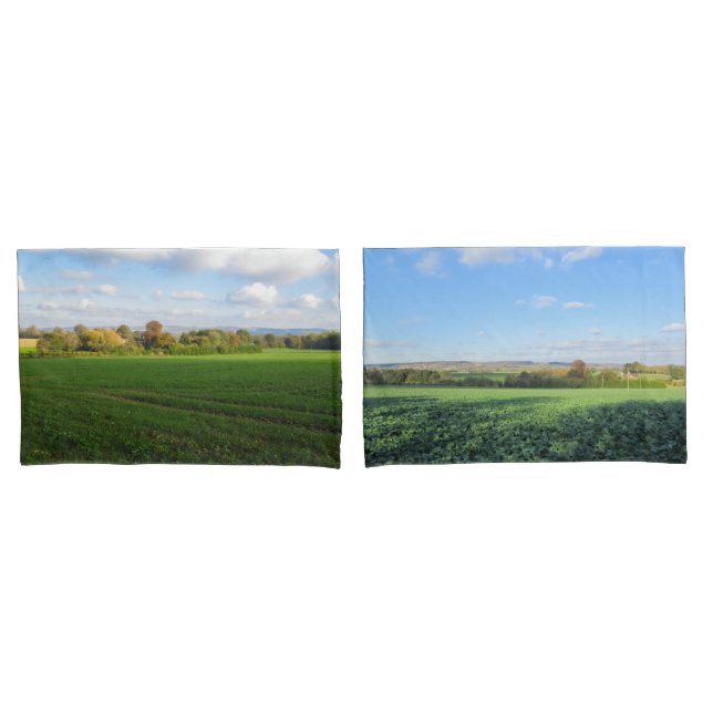 English Autumn Countryside - Personalized Pillowcase (Front-Set)