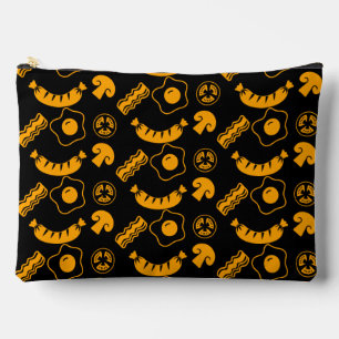 English Breakfast Pattern Accessory Pouch