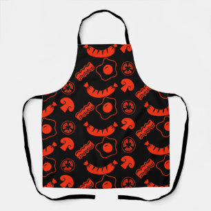English Breakfast Pattern Apron