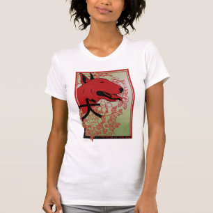 English Bull Terrier Asian Inspired Illustration T-Shirt