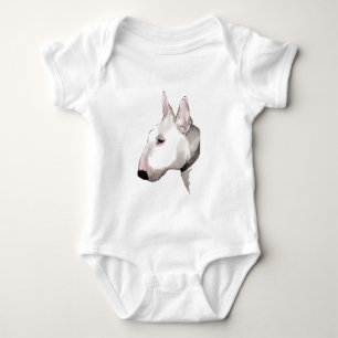 english bull terrier baby t-shirt bodysuit