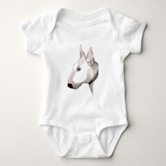 english bull terrier baby t-shirt bodysuit