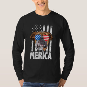 English Bulldog 4th Of July Merica Men Women Usa F T-Shirt