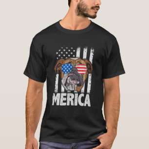 English Bulldog 4Th Of July S Merica Men Women USA T-Shirt