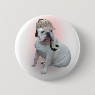 English Bulldog 6 Cm Round Badge