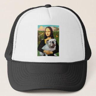 English Bulldog 9 - Mona Lisa Trucker Hat
