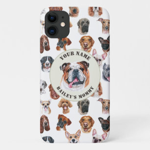 English bulldog and friends personalised Case-Mate iPhone Case
