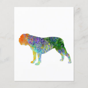 English Bulldog Art Watercolor Watercolor Lover Flyer