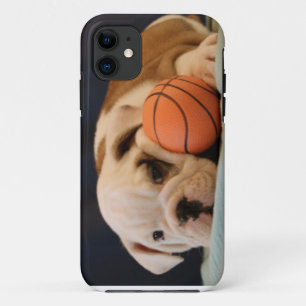 English Bulldog Basketball Puppy Case-Mate iPhone Case