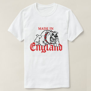 ENGLISH BULLDOG CARTOON MADE IN ENGLAND T-Shirt