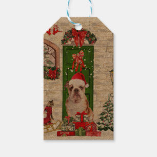English Bulldog Christmas Gift Tags