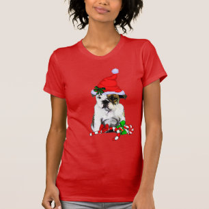 English Bulldog Christmas Merry T-Shirt