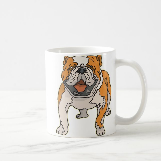English Bulldog Coffee Mug (Right)