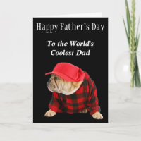 English Bulldog Coolest Dad Father's Day