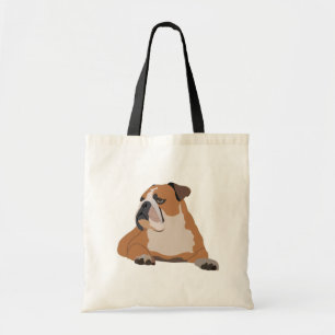 English Bulldog Cute Dog Tote Bag