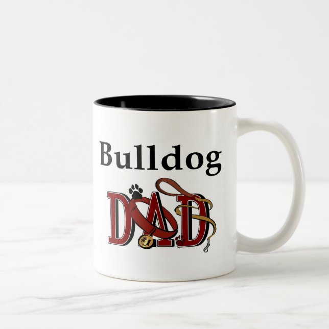 English Bulldog Dad Mug (Right)
