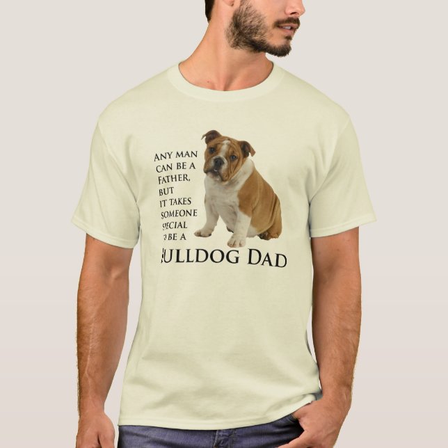 English Bulldog Dad T-Shirt (Front)