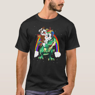 English Bulldog Dinosaurrex Christmas T-Shirt