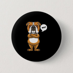 English Bulldog Dog 6 Cm Round Badge