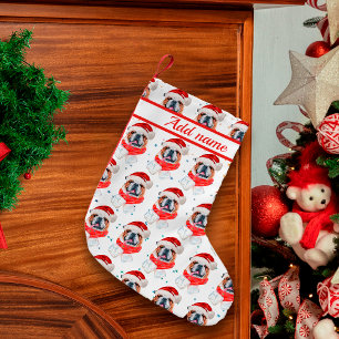 English Bulldog Dog Breed Christmas Small Christmas Stocking