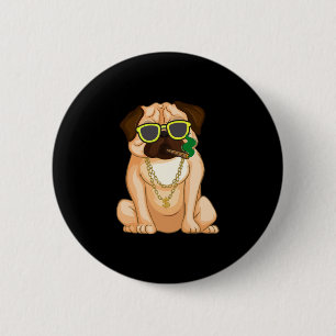 English Bulldog Dog Lover Fun  6 Cm Round Badge