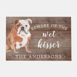 English Bulldog Dog Personalised Door Mat