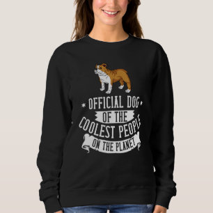 English Bulldog Dog Puppies Owner Sweatshirt