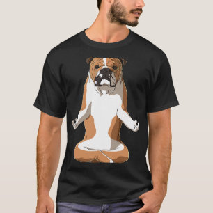 English Bulldog Dog Yoga T-Shirt