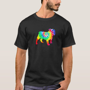 English Bulldog Dye Dog Mum T-Shirt