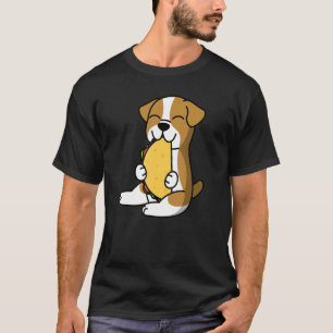 English Bulldog Eating A Taco Dog T-Shirt
