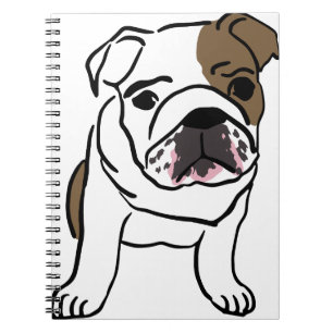English Bulldog Gift Shirts Nope Lazy English Bull Notebook