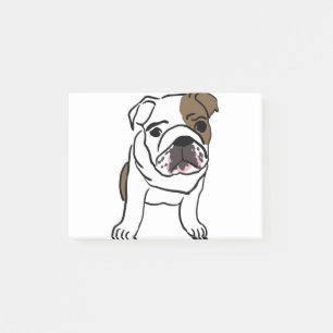English Bulldog Gift Shirts Nope Lazy English Bull Post-it Notes