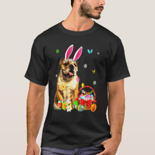 English Bulldog Happy Easter Dog T-Shirt