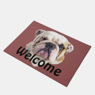 English Bulldog Head Doormat
