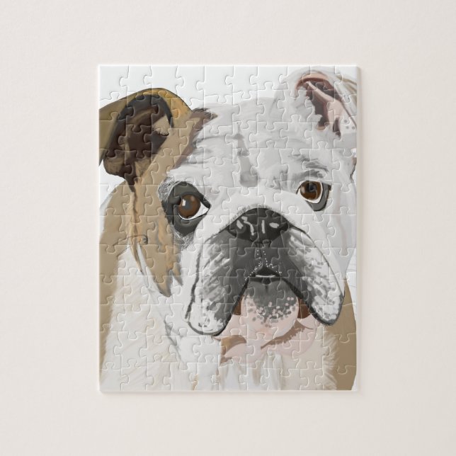 English Bulldog Jigsaw Puzzle (Vertical)